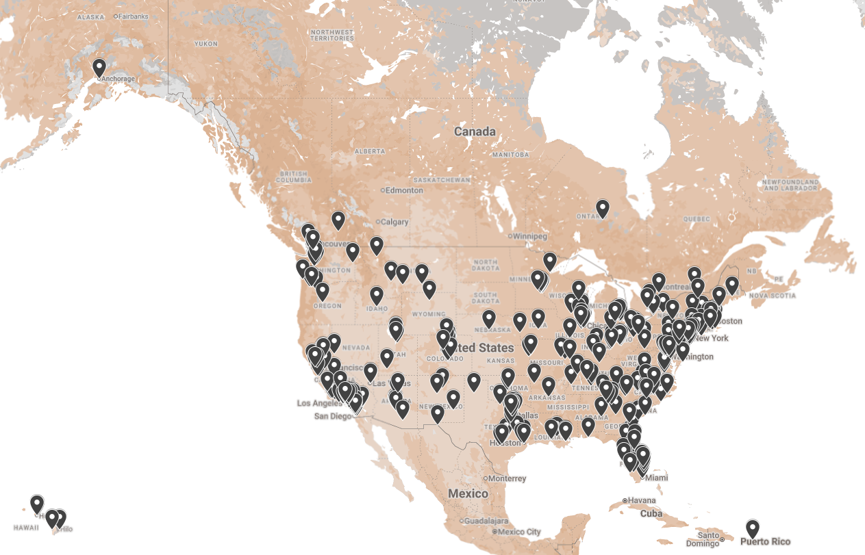 Client Placement Map